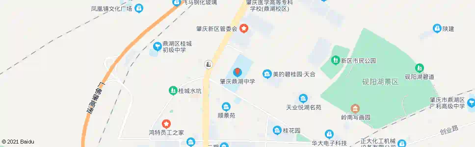 肇庆鼎湖中学_公交站地图_肇庆公交_妙搜公交查询2025