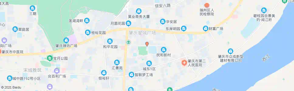 肇庆城东公园北门_公交站地图_肇庆公交_妙搜公交查询2025