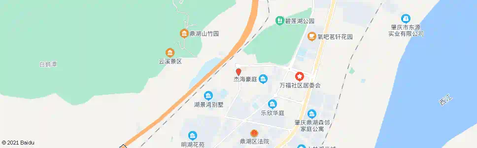 肇庆鼎湖坑口_公交站地图_肇庆公交_妙搜公交查询2025