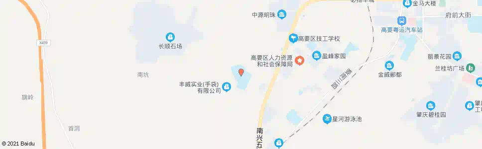 肇庆西南二中_公交站地图_肇庆公交_妙搜公交查询2025