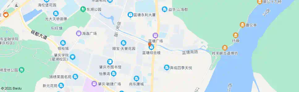 肇庆蓝塘中路_公交站地图_肇庆公交_妙搜公交查询2025
