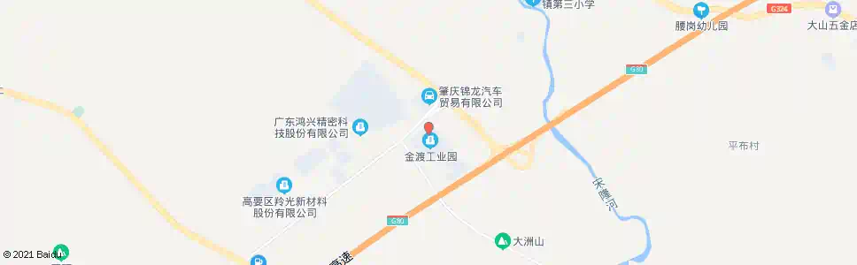 肇庆金渡工业园(天龙油墨厂)_公交站地图_肇庆公交_妙搜公交查询2025