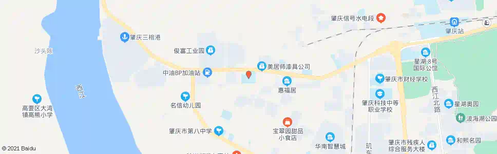 肇庆商业学校_公交站地图_肇庆公交_妙搜公交查询2025