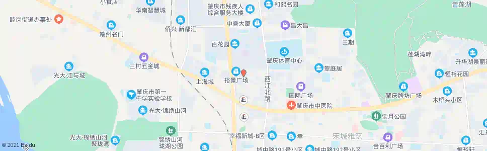 肇庆黄塘花园_公交站地图_肇庆公交_妙搜公交查询2025