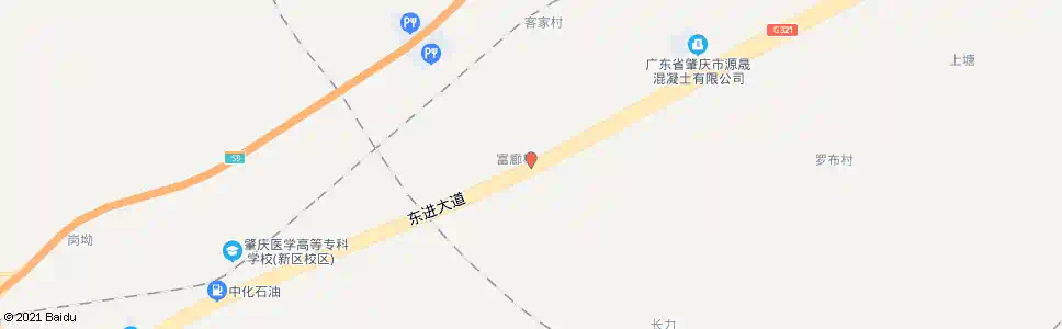 肇庆富廊_公交站地图_肇庆公交_妙搜公交查询2025