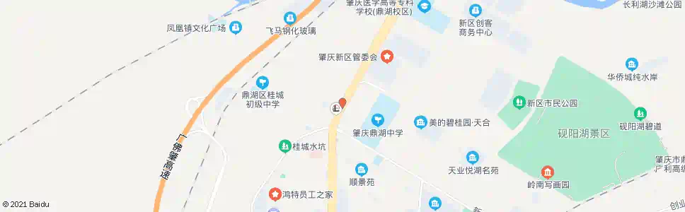 肇庆交警二大队_公交站地图_肇庆公交_妙搜公交查询2025