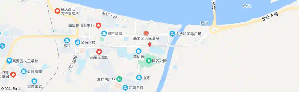 肇庆国荞公园_公交站地图_肇庆公交_妙搜公交查询2025