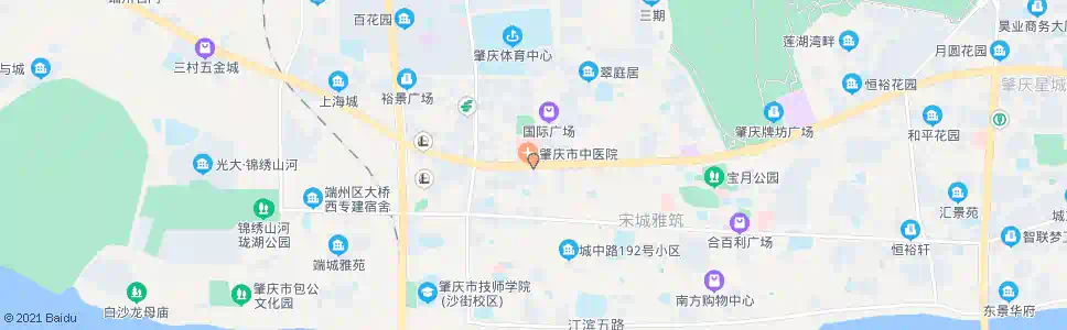 肇庆市中医院_公交站地图_肇庆公交_妙搜公交查询2025