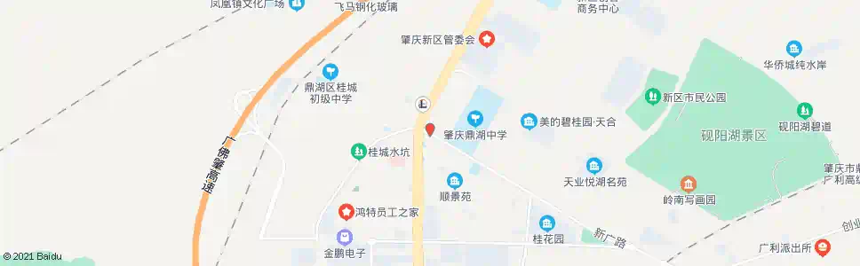 肇庆广利路口_公交站地图_肇庆公交_妙搜公交查询2025