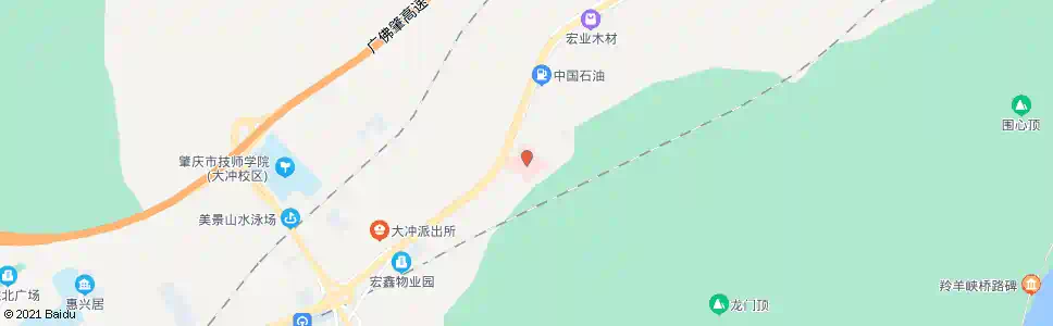 肇庆复退军人医院_公交站地图_肇庆公交_妙搜公交查询2025