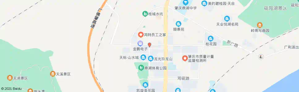 肇庆创业路_公交站地图_肇庆公交_妙搜公交查询2025