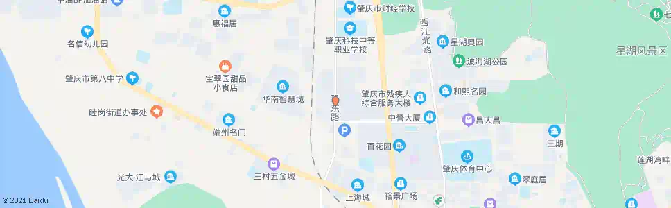 肇庆惠民居_公交站地图_肇庆公交_妙搜公交查询2025