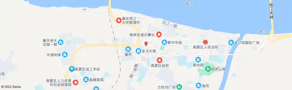 肇庆商业大厦_公交站地图_肇庆公交_妙搜公交查询2025