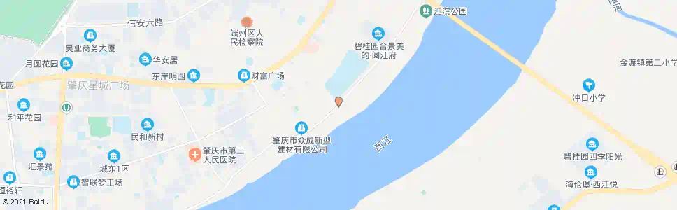 肇庆市一中新校_公交站地图_肇庆公交_妙搜公交查询2025