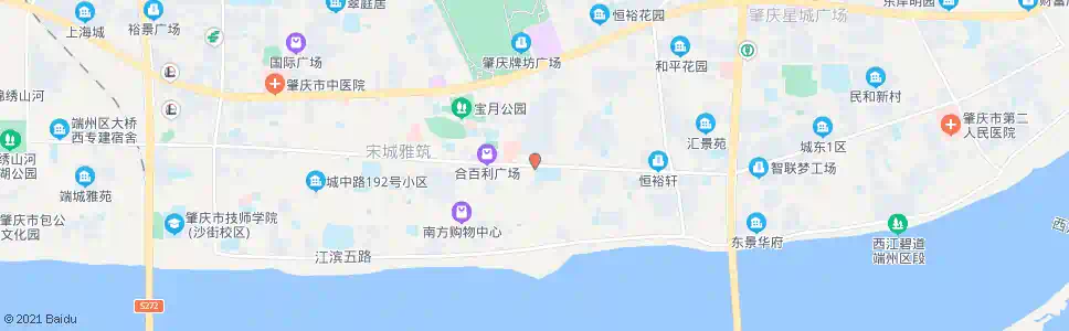 肇庆中心市场_公交站地图_肇庆公交_妙搜公交查询2025