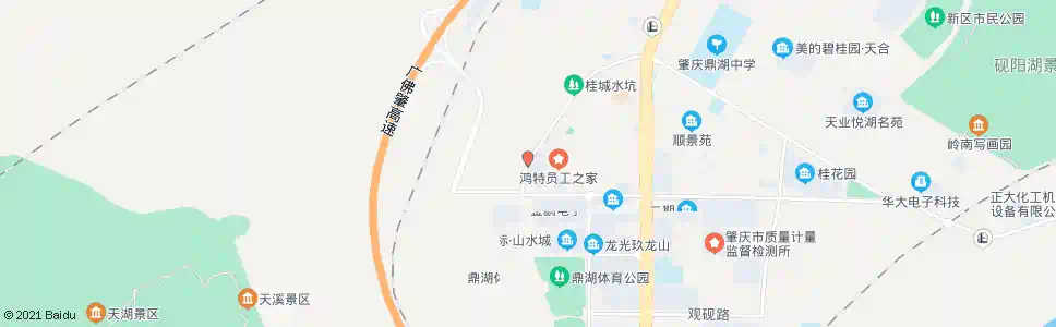肇庆水坑一居委_公交站地图_肇庆公交_妙搜公交查询2025