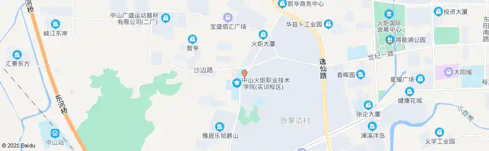 中山火炬职院(国丹中医院)_公交站地图_中山公交_妙搜公交查询2025