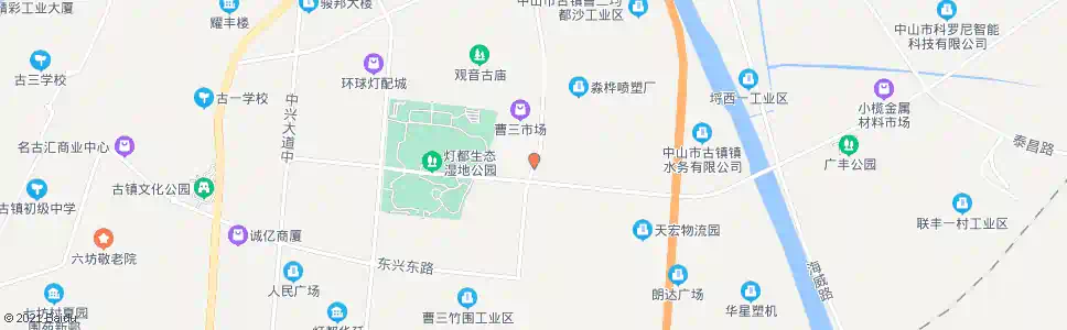 中山曹三小学_公交站地图_中山公交_妙搜公交查询2025