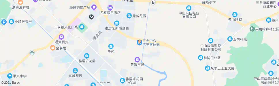 中山三乡客运站_公交站地图_中山公交_妙搜公交查询2025