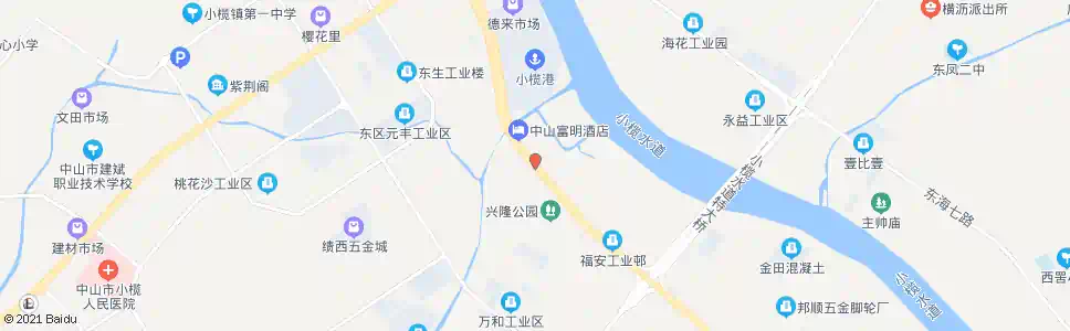 中山横海_公交站地图_中山公交_妙搜公交查询2025