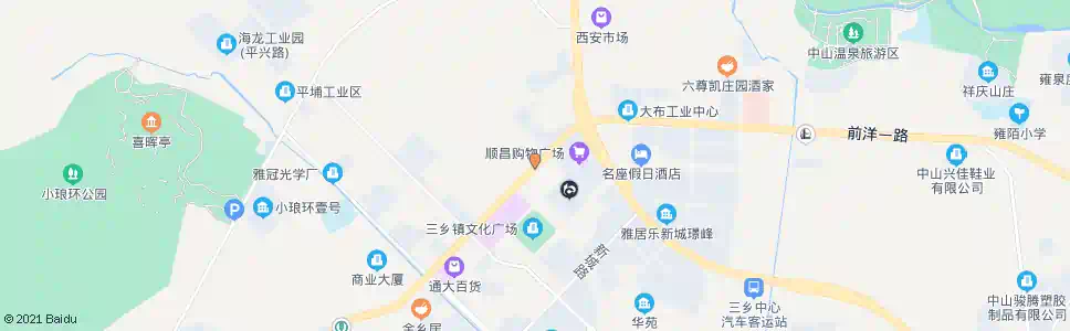 中山文昌路东_公交站地图_中山公交_妙搜公交查询2025