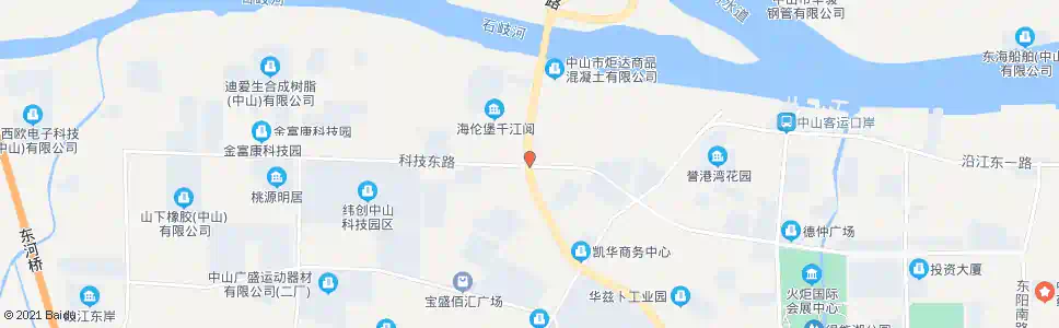 中山中山港大桥_公交站地图_中山公交_妙搜公交查询2025
