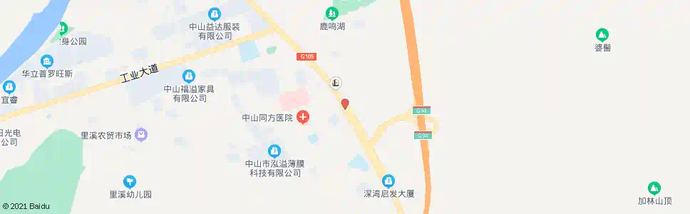 中山深湾_公交站地图_中山公交_妙搜公交查询2025