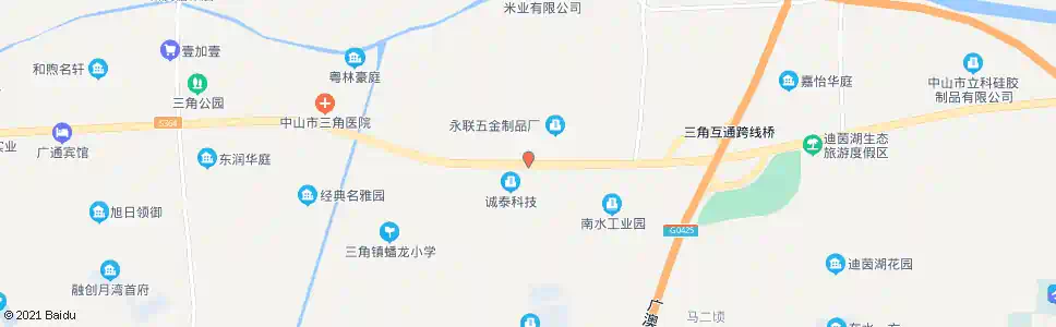 中山万领蓝珊郡_公交站地图_中山公交_妙搜公交查询2025