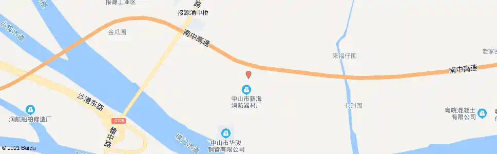 中山前锋_公交站地图_中山公交_妙搜公交查询2025