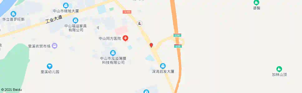 中山深湾隧道口_公交站地图_中山公交_妙搜公交查询2025