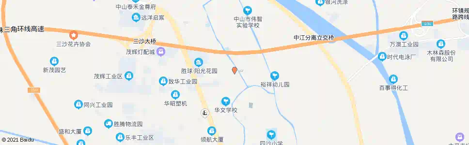 中山贴边三队_公交站地图_中山公交_妙搜公交查询2025