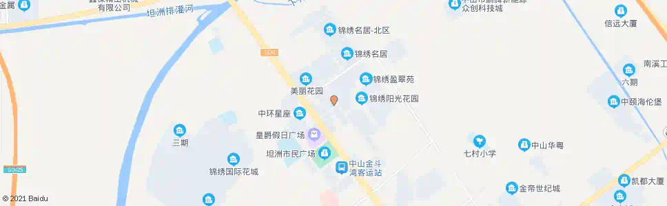 中山锦绣广场路口_公交站地图_中山公交_妙搜公交查询2025