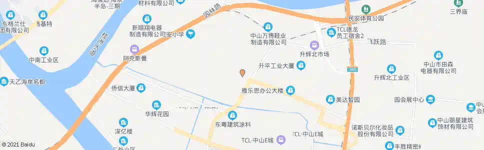 中山同济西路东_公交站地图_中山公交_妙搜公交查询2025