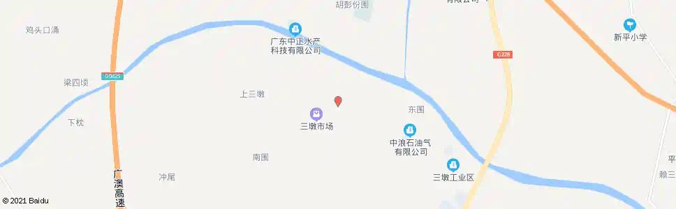 中山三墩社区卫生站_公交站地图_中山公交_妙搜公交查询2025