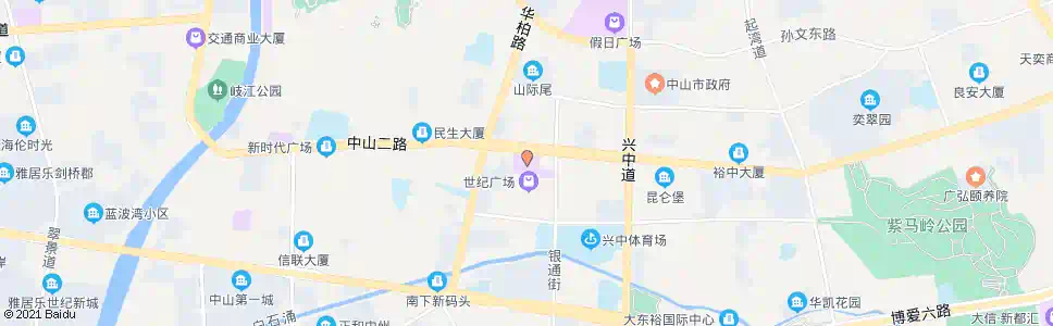 中山利和广场_公交站地图_中山公交_妙搜公交查询2025