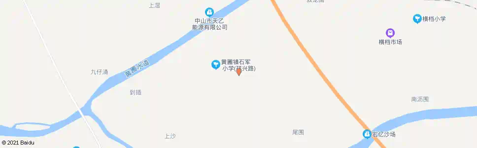 中山七宅涌桥_公交站地图_中山公交_妙搜公交查询2025