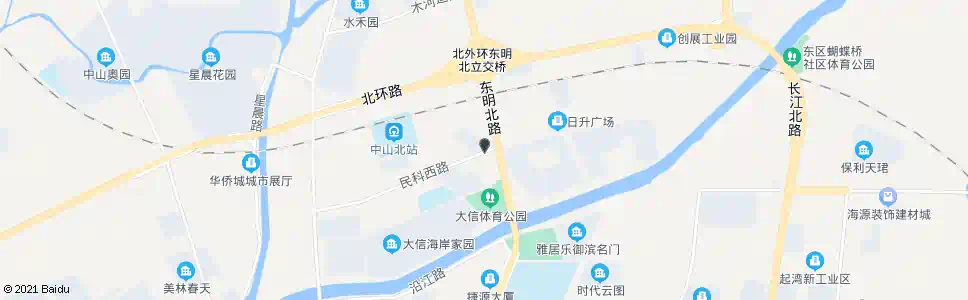 中山长虹御江风景_公交站地图_中山公交_妙搜公交查询2025