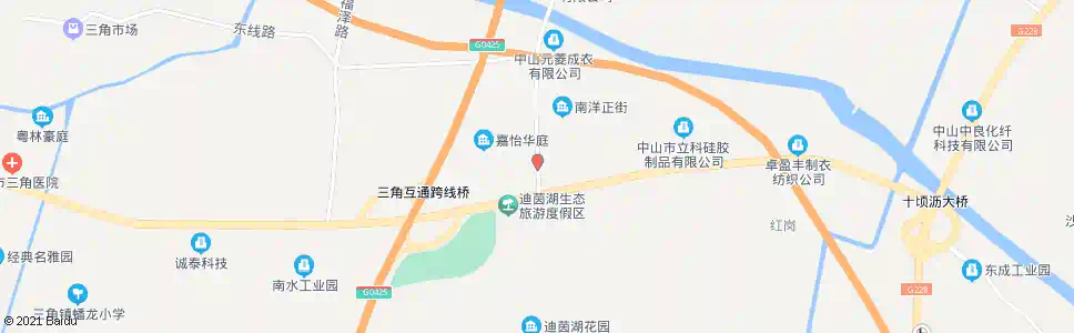 中山高平路口_公交站地图_中山公交_妙搜公交查询2025