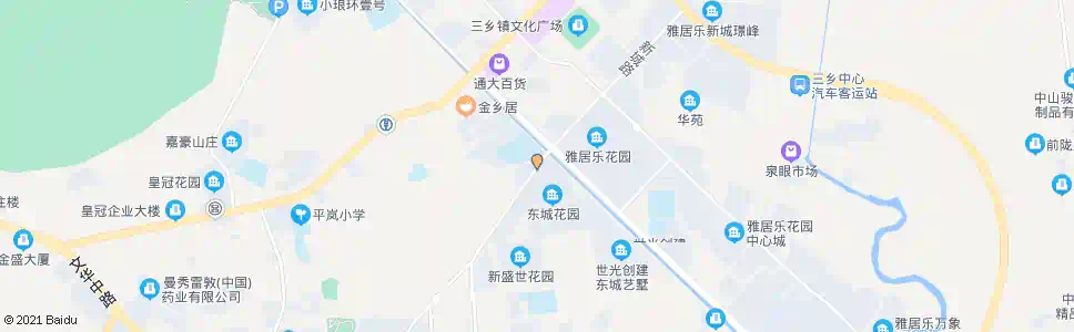 中山金谷大道东_公交站地图_中山公交_妙搜公交查询2025