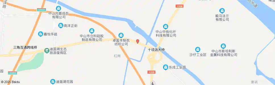 中山三角独尾桥_公交站地图_中山公交_妙搜公交查询2025