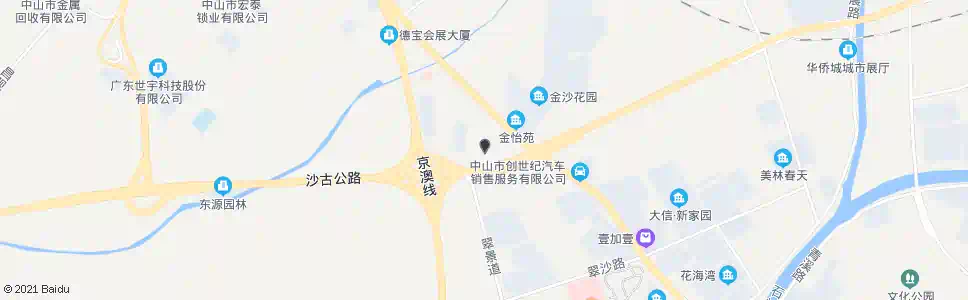 中山光明市场_公交站地图_中山公交_妙搜公交查询2025