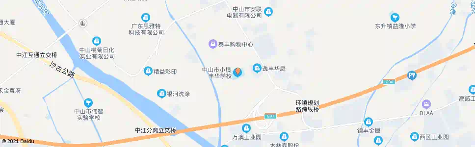 中山丰华中学_公交站地图_中山公交_妙搜公交查询2025
