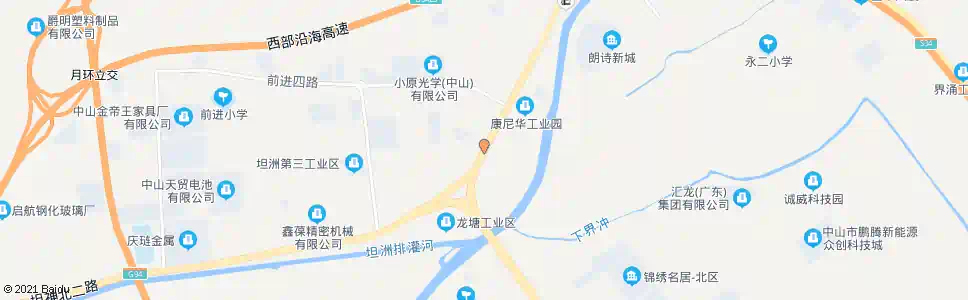 中山龙塘东_公交站地图_中山公交_妙搜公交查询2025