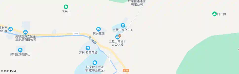 中山五桂山石鼓_公交站地图_中山公交_妙搜公交查询2025