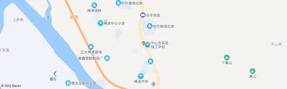 中山南镇_公交站地图_中山公交_妙搜公交查询2025