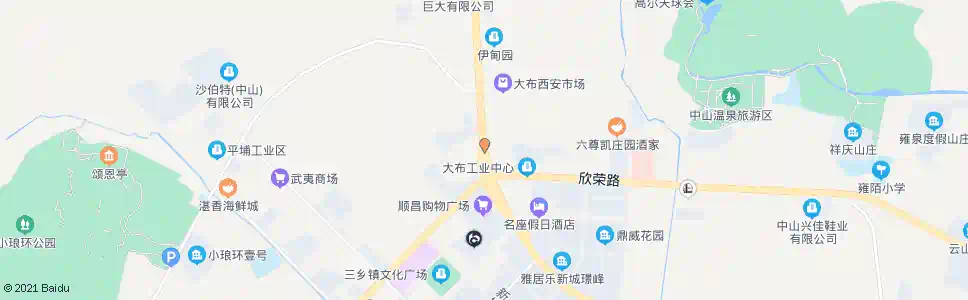 中山三乡沙岗(S268)_公交站地图_中山公交_妙搜公交查询2025