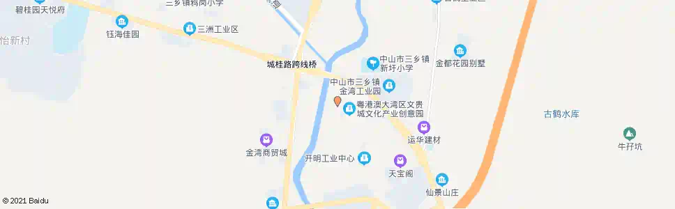 中山新墟村_公交站地图_中山公交_妙搜公交查询2025