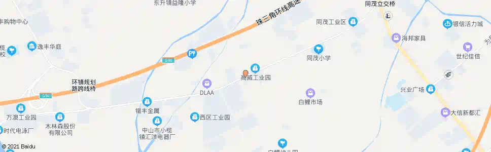 中山长青_公交站地图_中山公交_妙搜公交查询2025