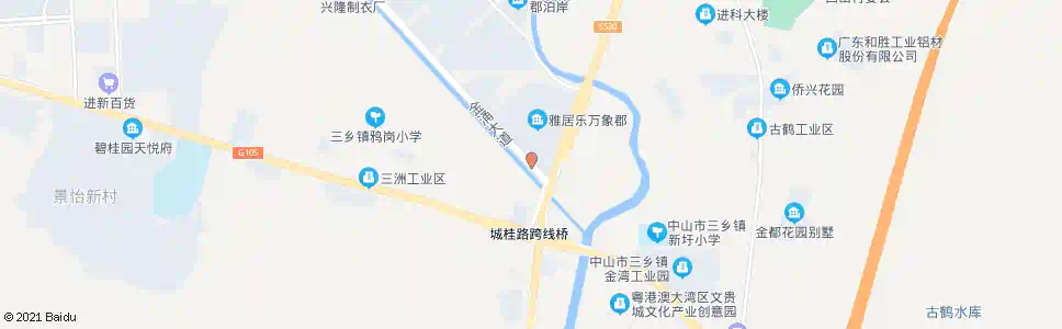 中山金涌大道南_公交站地图_中山公交_妙搜公交查询2025