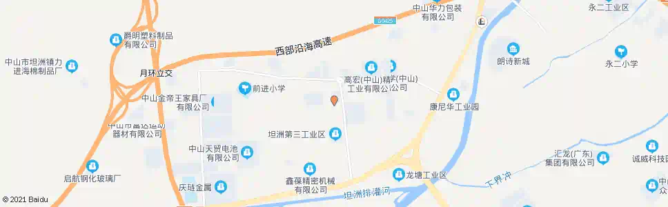 中山前进二路中_公交站地图_中山公交_妙搜公交查询2025